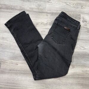 Wrangler Womens Black Denim Bootcut Jeans Size 14 Medium Stretch RN 130273